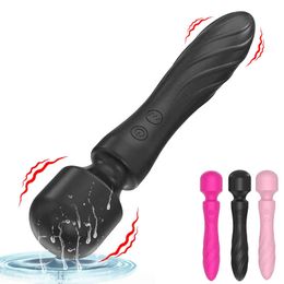 NXY Vibrators Magic Wand Vibrator Big Heads AV Body Massager G Spot Clitoris Stimulator Adult Sex Toys for Woman Female Masturbator220418