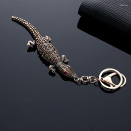 Keychains Keychain Selling Point Diamond Crocodile Friends Men Gift For Car Keys Jewellery Pendant Key Holder Punk Style Fred22