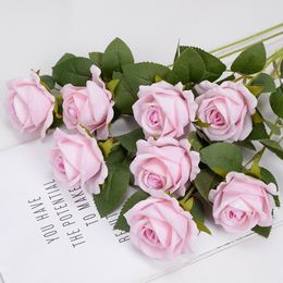Artificial Flowers Valentines Gift Silk Rose simulation flower Wedding Supplies Accessories