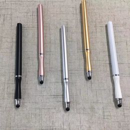 Capacitive Stylus Pen Metal Mesh Micro-Fiber Tip Touch Screen Pens For Smart Phone Tablet PC for iPhone
