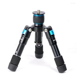 Tripods Bexin Ms08 Camera Travel Professional Pography Smartphone Fishing Tripod Ball Head Mini Holder For Phone Loga22