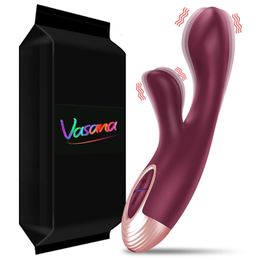 Adult Massager vasana Heating Female G-spot Vibrators Rabbit Clitoris Stimulator Vagina Massager Handheld Use Toys for Women Adult 18