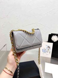 WOC Crossbody Bags Luxury Brand Woc Fashion Simple Small Square Classic Flap Women's Designer High Quality Real Leather Chain Wallet Handbag 1213