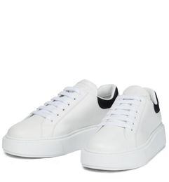 Women Men casual shoes designer brand sneaker White genuine leather low tops trainers Macro platform sneakers lace-up size 35-45