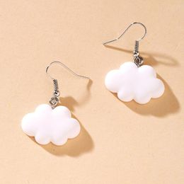 Dangle & Chandelier Creative Women Cartoon Cute Cloud Earrings For Friends Gifts Party Jewellery AccessoriesDangle