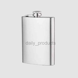 8oz Portable Stainless Steel Hip Flask Flagon Whiskey Wine Pot Leather Cover Bottle Funnel Travel Tour Drinkware Wine Cup VTMHP1704