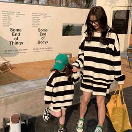 New Mom Daughter Matching Outfits Mother And Baby Girls Clothes Set Korean Fashion Parent-Child Spring Autumn Clothing Suit