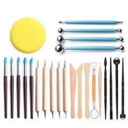 Polymer Clay Tools Ball Stylus Dotting Tools Modelling Rock Painting Kit for Pottery Craft XBJK2207