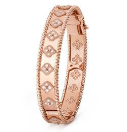 Tennis fashion Bangle Four leaf clover kaleidoscope bracelet Gold for Women Girls Valentine's Jewellery men 2022