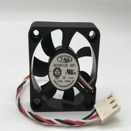Wholesale fan: original T&T 4010H12S NF1 DC12V 0.18A 40*10MM 4CM 3 wire silent cooling fan