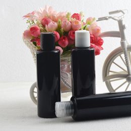 50pcs 150ml perfume bottle Empty PET Bottles With Disc Top Cap Travel Lotion Containers Cosmetics Packaging Pot Bottle