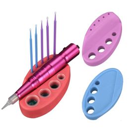 machine stand Australia - Other Tattoo Supplies 1pc Accessories Oval Silicone Tool Pen Holder Stand For Microblading Pigment Ink Cup Machine Permanent MakeupOther