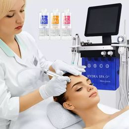 Professional Spa Use 14 In 1 Multi-Functional Beauty Equipment Skin Deep Cleansing Wet Diamond Dermabrasion Radio Frequency Aesthetic Equipment