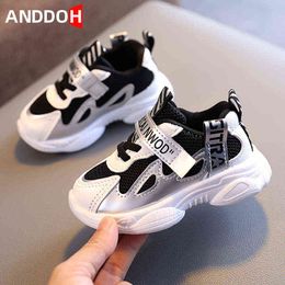 Size 21-30 Boys Lightweight Sneakers Baby Toddler Shoes Children Wear-resistant Sneakers Girls Anti-slippery Running Shoes G220517