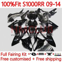 OEM Bodys Kit For BMW S-1000RR S 1000RR 1000 RR S1000-RR 09-14 149No.20 S1000RR 09 10 11 12 13 14 S1000 RR 2009 2010 2011 2012 2013 2014 Injection Mold Fairings gloss black