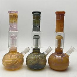 11 Inches Glass Bong Hookah Smokingpipe Tree Perc Beaker Unique Dab Rig