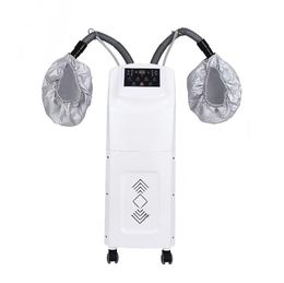 Professional Ozone Hair Steamer Cap for Two Persons Use Micro Mist Steamer Adjustable Time and Temperature Salon Equipment