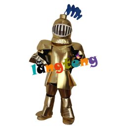 Mascot doll costume 789 Custume Design Golden Soldier Samurai Warrior Guard Mascot Costumes Clothes