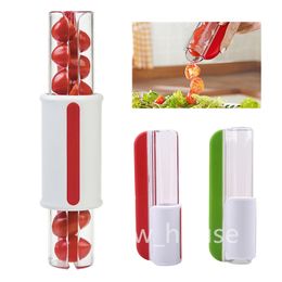 Cherry Tomato Chip Slicer Grape Cutter Vegetable Fruit Chopper Knife Kitchen Tools