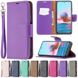 Flip Clemence Leather Wallet Cases For Redmi Note 10 Pro Max 9 8 7 9T 9C 9A 8 8A 7A For Mi POCO F3 X3 M3 Pro 10T Pro 11i 11 Lite