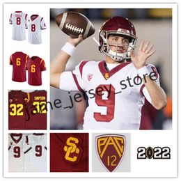 Xflsp College USC Trojans Football Jersey 2 Robert Woods 5 Reggie Bush 6 Mark Sanchez 7 Matt Barkley 9 Kedon Slovis 14 Sam Darnold 15 Isaac Whitney