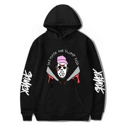 New Fashion Hip Hop Hoodies Rapper Ski Mask the Slump God Sweatshirts Oversize Women Men Casual Harajuku Pullovers