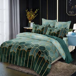 Bedding Sets 2/3 Pcs Luxury Duvet Cover Set Fashion Geometry Series Comforter Pillowcase Home TextilesBedding