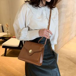 HBP Bag Casual Pu Leather Handbag Fashion Simple Texture Trend Shoulder Strap Small Totes Women Purses WOMEN Luxurys Crossbody Bag Gift CC
