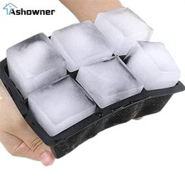 815 Grid Big Large Food Grade Silicone Square Mold DIY Ice Maker Cube Tray Kitchen Accessories 220611