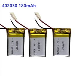 Super 3.7V Li Polymer Battery 402030 Real capacity 180mAh lithium batteries with protected board for Toys MP5 200pcs/lot