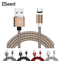 3 in 1 Magnet Type-C Micro USB Cables Fast Charge Nylon Magnetic cell Phone Cable For Samsung Huawei Quick cable