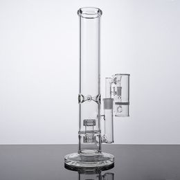 18.8mm Hookahs Big Bongs Smoking Accessories Stereo Matrix Perc Percolators Oil Dab Rigs Glass Water Bong With Bowl Ash Catcher WP296