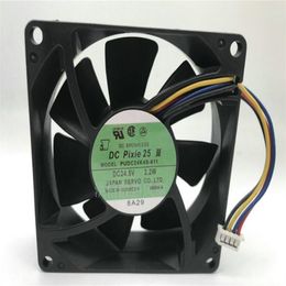 Wholesale fan: Original PUDC24K 4S-611 DC 24.5V 2.2W 8cm 8025 two-wire fan