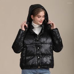 Women's Down & Parkas Winter Fall Oversize Hooded Puffer Coat Padded Jacket Snow Hoody Puffy Short Ladies Parka Jackets Luci22