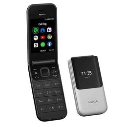 2022 Original Refurbished Cell Phones Nokia 2720 Flip Phone Camera Dual Screen Dual Card For Old Man Phone
