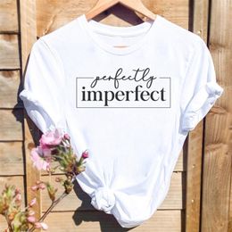 Women Letter Lovely Trend Cute Style Print Tshirts Fashion Graphic T Top Short Sleeve Spring Summer Shirt Female Tee TShirt 220527