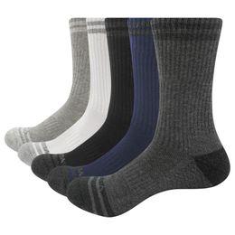 Sports Socks 5 Pairs Men Cushion Cotton Breathable Comfortable Busines Casual Sport Cycling Hiking SocksSports
