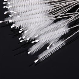 100X Pipe Cleaners Nylon Straw 17cm Length Drinking Straws Drushes for Sippy Cup Dottle and Tube DO