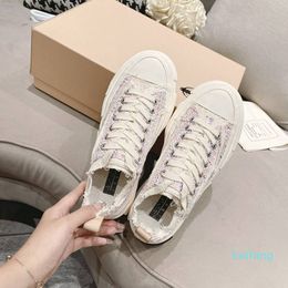 TopSelling designers ladies knitted shoes Famous brand breathable loafers top quality women's Classic luxury casual sneakers for girl soft