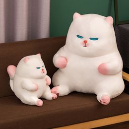 Soft Down Cotton Cute Ugly Cute Vivivat Sitting Cat Plush Toy Doll Home Sleeping Backrest Cushion Pillow