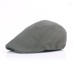 driving hats for men UK - Berets Flat Caps For Men Hat Cap Golf Driving Sun Beret Man Summer Fashion Cotton Casual Peaked VisorsBerets Wend22