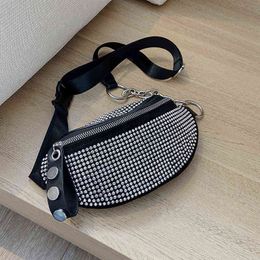 Fashion Foreign Style Fanny packs Small Women's Fashion Women's Drill Single Shoulder Bag Multifunctional Personalised Chest bags 220628