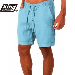 KB Mens Cotton Linen shorts Pants Male Summer Breathable Solid Color Trousers Fitness Streetwear S4XL 220614