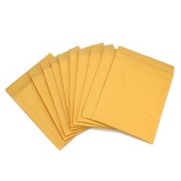 Wholesale 50pcslot Manufacturer Kraft Bubble Bags Mailers Padded lopes Paper Mailing Y200709