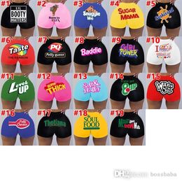 Designer mini shorts Women Short Yoga Pants Summer Fashion Sexy Tracksuits Personalise Pattern Printed Knickers Leggings