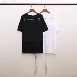 Men's T-Shirts Designer T-shirt Summer Women's Tee Badge Shirt Size S-2xl Luxury Pure Cotton Hop Short Sleeve Off Lsdh
