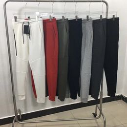 Designer NK Men Tech Fleece Mens Tech Thick Pants Clothing Techfleece Joggers Techs Trousers Elastic Waist Running Loose Causal Sweatpant