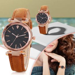 Wristwatches Leather Quartz Women's Watch Ladies Fashion Women Wristwatch Clock Relogio Feminino Hours SaatiWristwatches WriWristwatches
