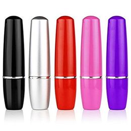Lipstick Vibrator for Female Masturbation Waterproof Bullet Flirting Supplies Electric Clitoris Tongue Stimulation Sex Toy Jump Egg for Men and Women