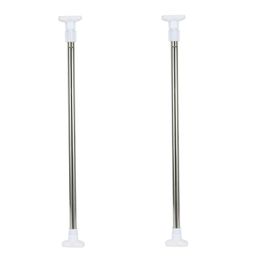 Shower Curtains SV-2X Stainless Steel Rod Clothes Dryer Tension Bathroom Rail Can Be Used For 19.69-27.56In SpaceShower ShowerShower